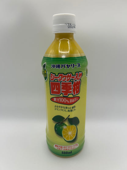 沖縄バヤリース シークヮーサー入り 四季柑 500ml